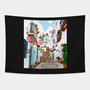 Pueblos De Malaga Frigiliana Tapestry