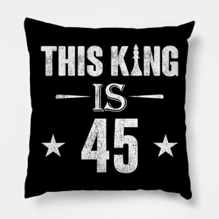 This King Is 45 Chess Lover Pillow