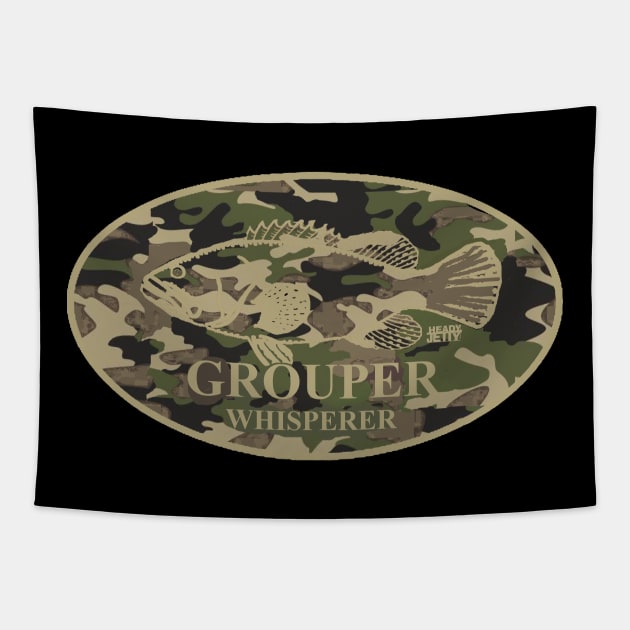 Grouper Whisperer Tapestry by ThisIsFloriduhMan