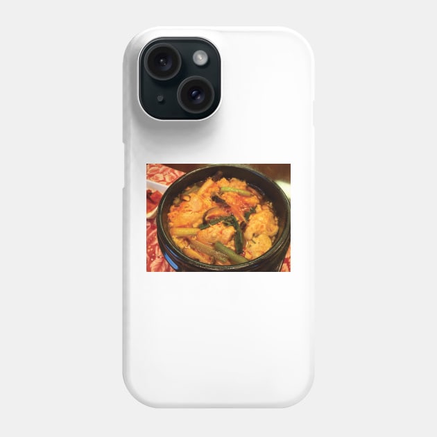 Soondubu Jjigae Korean Spicy Tofu Stew Phone Case by DPattonPD