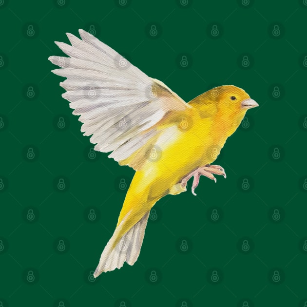 Canary in Flight by EmilyBickell