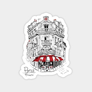 Typical Parisian house, France Magnet