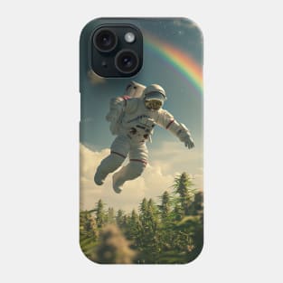 Astronaut In A Weed Garden #2 Phone Case