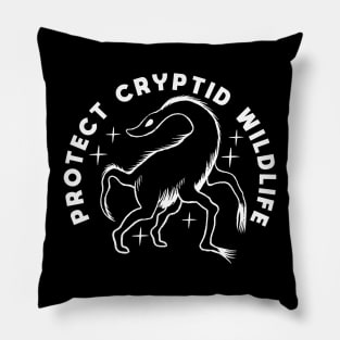 Protect Cryptid Wildlife Pillow