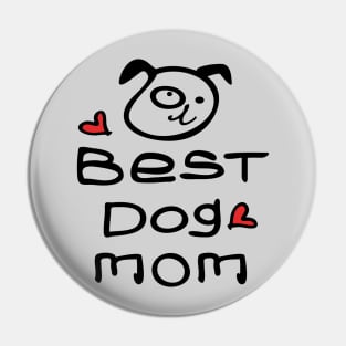 Best dog mom Pin