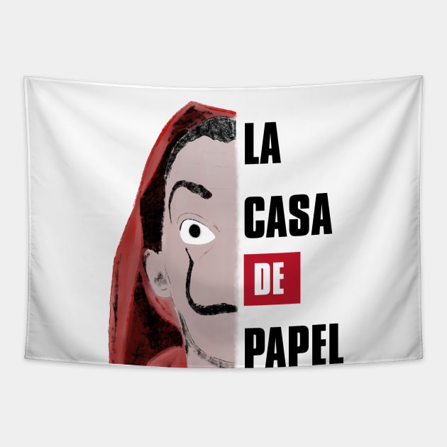 La casa de papel Tapestry by Uwaki