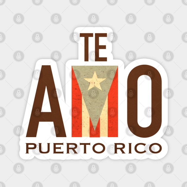 Te Amo Puerto Rico Magnet by SoLunAgua