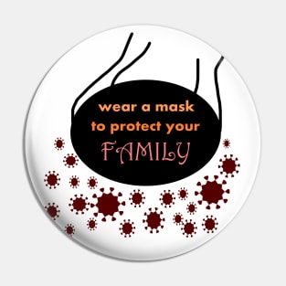 wear a mask Pin