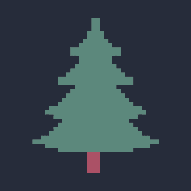 Christmas Tree Pixel Art by christinegames