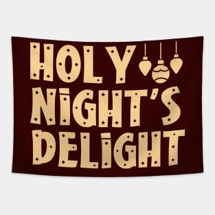 Holy Night's Delight - Nativity Scene - Christian Christmas Tapestry