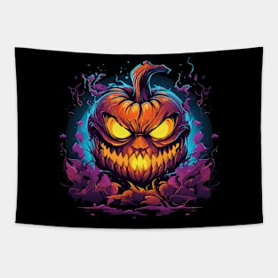 Scary Pumpkin Tapestry