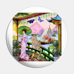 South sea coral merchants, chinoiserie Pin