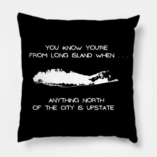 Long Island North of the City Pillow