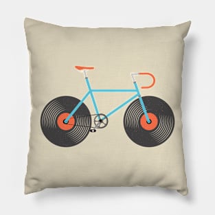 Vinyl Cyclist Pillow