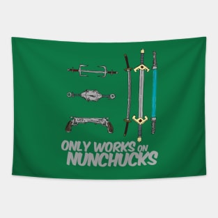 Only works on nunchucks Tapestry