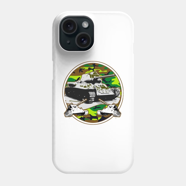 war tanks Phone Case by Marccelus