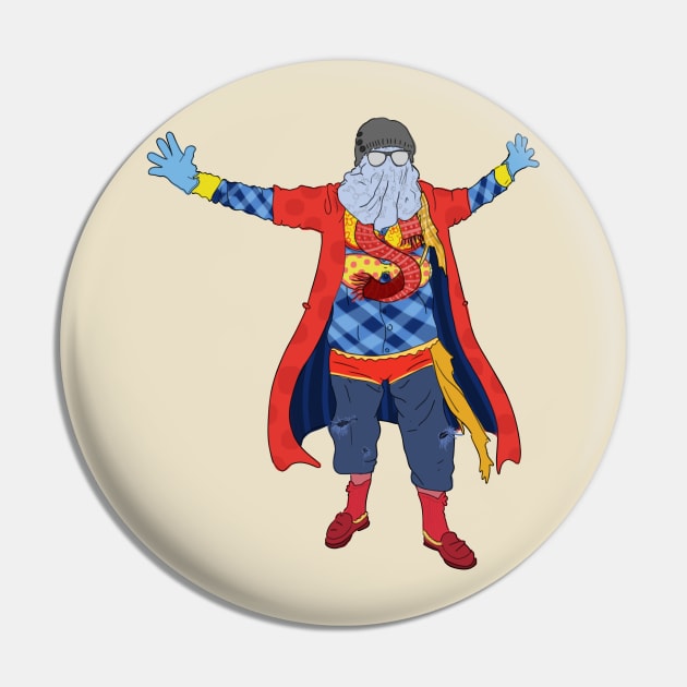 Super Mummer Pin by KyleCallahanPhotography