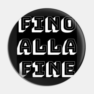 Fino alla fine Juventus motto Pin