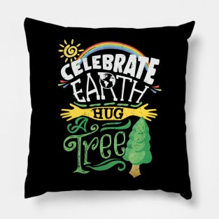 Celebrate Earth Hug a Tree Pillow