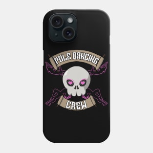 Pole dancing crew Jolly Roger pirate flag Phone Case