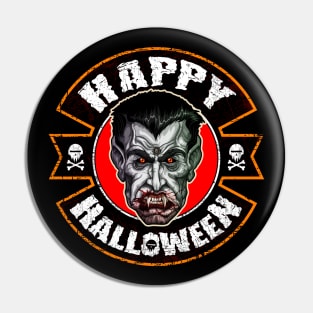 Happy Halloween, Dracula Pin