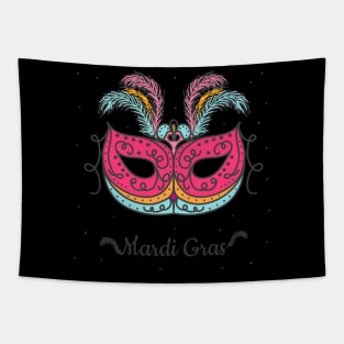 Mardi Gras Festive Colorful New Orleans Style Tapestry