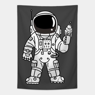 Astronaut  ice cream Tapestry