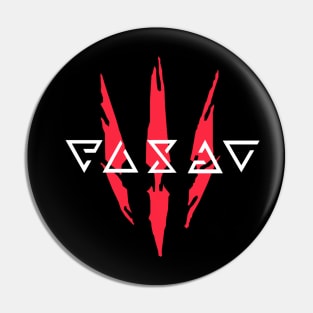 Witcher Logo and Signs Pin