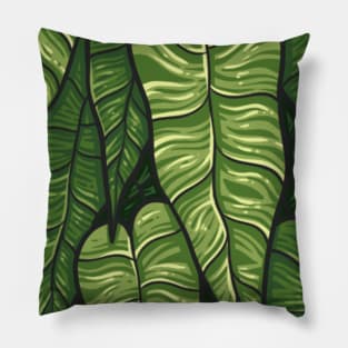 Anthurium Veitchii Doodle Pillow