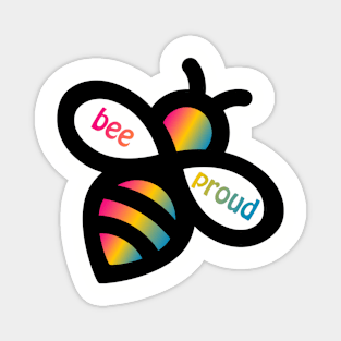 Bee Proud - Pansexual Flag bees Magnet