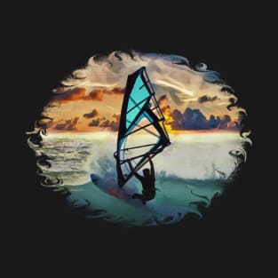 Windsurfer at Sunset T-Shirt