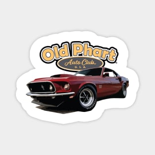 Old Phart Auto Club - Mustang Magnet
