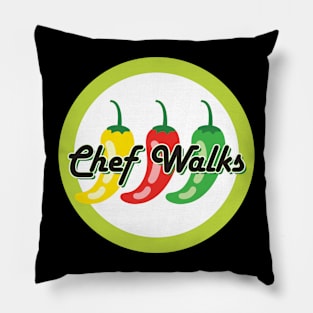 Chef Walks Logo Pillow