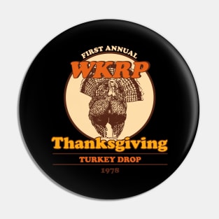 WKRP Turkey Drop 1978 Pin