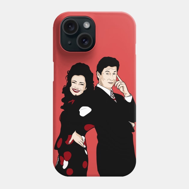 Fran & Mr Sheffield - The Nanny Phone Case by HadjM