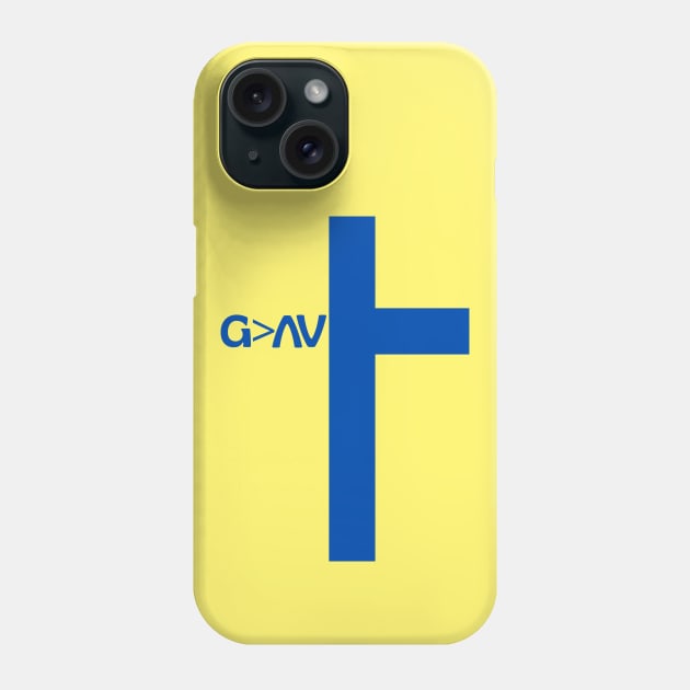 God Is Greater Than The Highs And Lows Phone Case by All Things Gospel