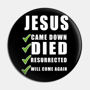 Jesus Christ Christian Christmas Gift Pin