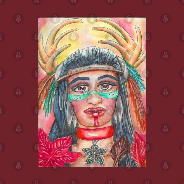 November Native Woman by MuseMints