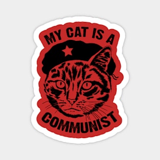 My Cat is a Communist - Funny Magnet