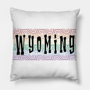 LGBTQ PATTERN AMERICA WYOMING Pillow