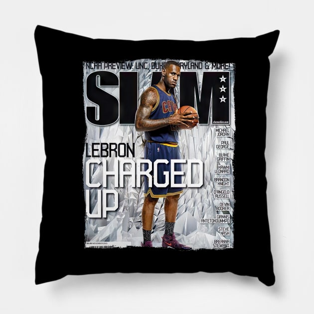 LBJ Pillow by Buff Geeks Art