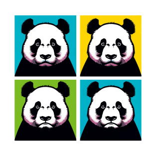 Pop Frown Panda - Funny Panda Art T-Shirt