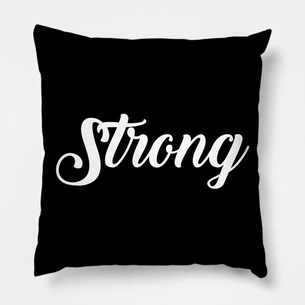 strong Pillow by janvimar