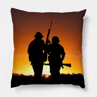 Dawn of the Warrior Pillow