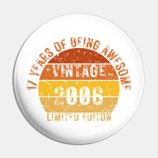 17 years of being awesome limited editon 2006 Pin