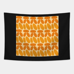 Pseudo crochet pattern in orange and yellow Tapestry