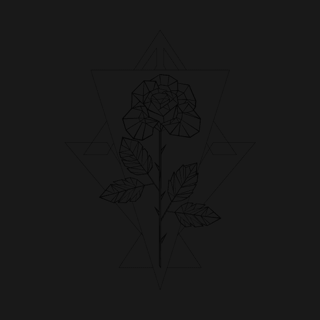 Polygonal Rose by Blackmoon9