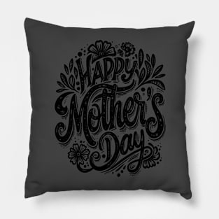 Happy Mother's Day Lettering Pillow