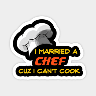 Funny Chef Profession Magnet