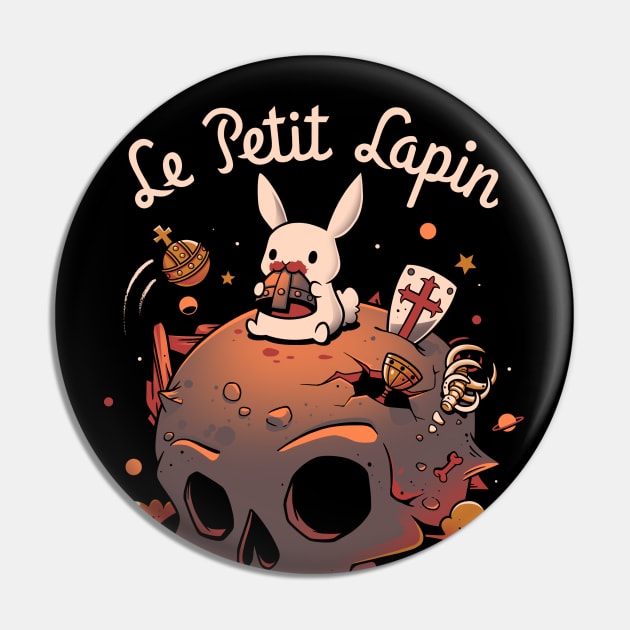 Bloody Rabbit Planet - White Bunny Prince Pin by Snouleaf